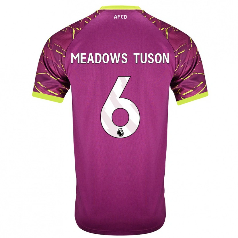 Danxen Criança Freya Meadows Tuson #6 Magenta Escuro Camisola Guarda-Redes 2025/26 Camisa