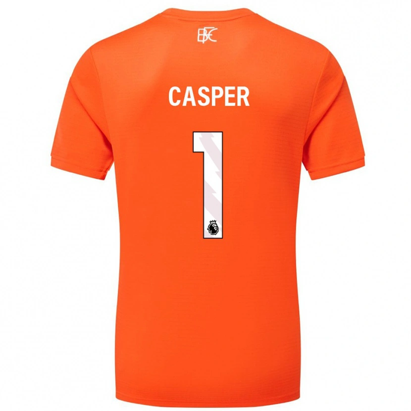 Danxen Criança Charlie Casper #1 Laranja Branco Camisola Guarda-Redes 2025/26 Camisa