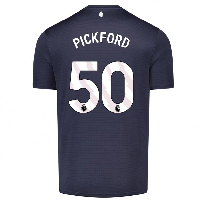 Danxen Criança George Pickford #50 Preto Branco Camisola Guarda-Redes 2025/26 Camisa