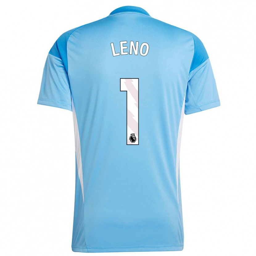 Danxen Criança Bernd Leno #1 Azul Branco Camisola Guarda-Redes 2025/26 Camisa