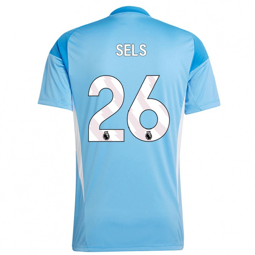 Danxen Criança Matz Sels #26 Azul Branco Camisola Guarda-Redes 2025/26 Camisa