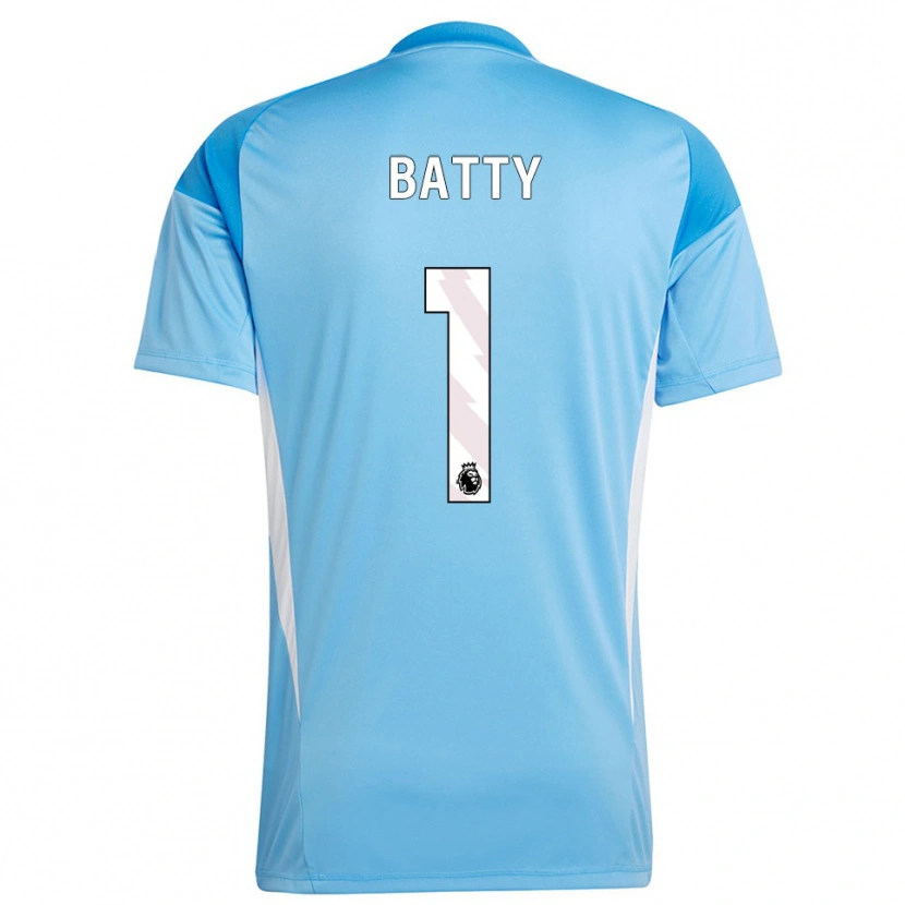 Danxen Criança Emily Batty #1 Azul Branco Camisola Guarda-Redes 2025/26 Camisa