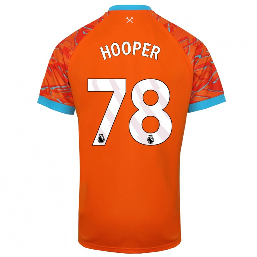 Danxen Criança Finley Hooper #78 Laranja Branco Camisola Guarda-Redes 2025/26 Camisa