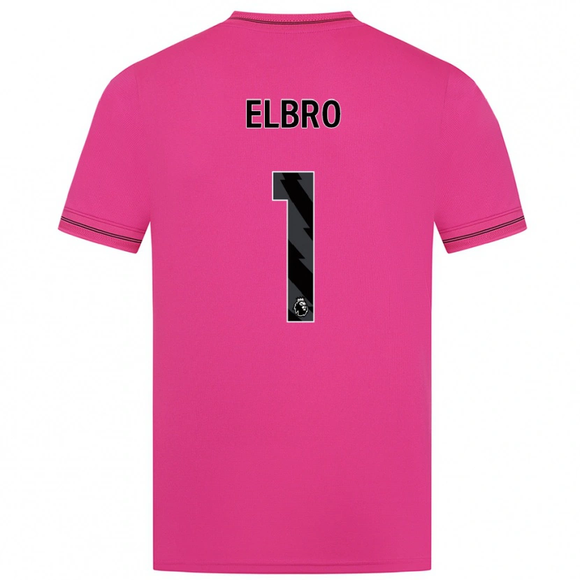 Danxen Criança Maddie Elbro #1 Magenta Preto Camisola Guarda-Redes 2025/26 Camisa