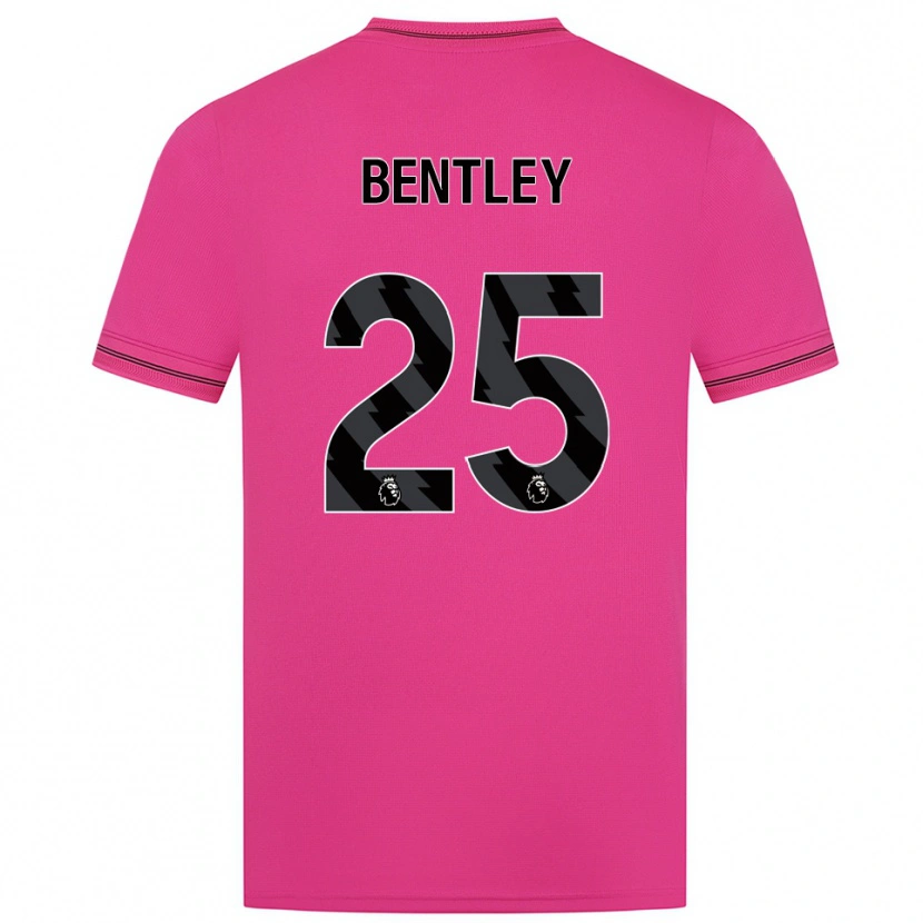 Danxen Criança Daniel Bentley #25 Magenta Preto Camisola Guarda-Redes 2025/26 Camisa