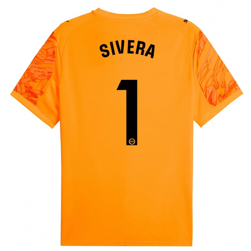 Danxen Criança Antonio Sivera #1 Laranja Preto Camisola Guarda-Redes 2025/26 Camisa