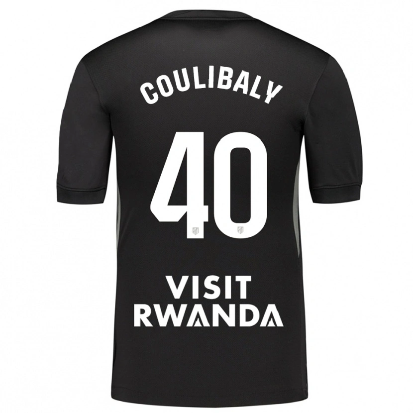 Danxen Criança Izan Coulibaly #40 Preto Branco Camisola Guarda-Redes 2025/26 Camisa
