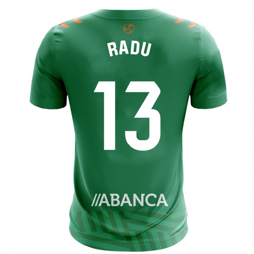 Danxen Criança Ionuț Radu #13 Verde Branco Camisola Guarda-Redes 2025/26 Camisa