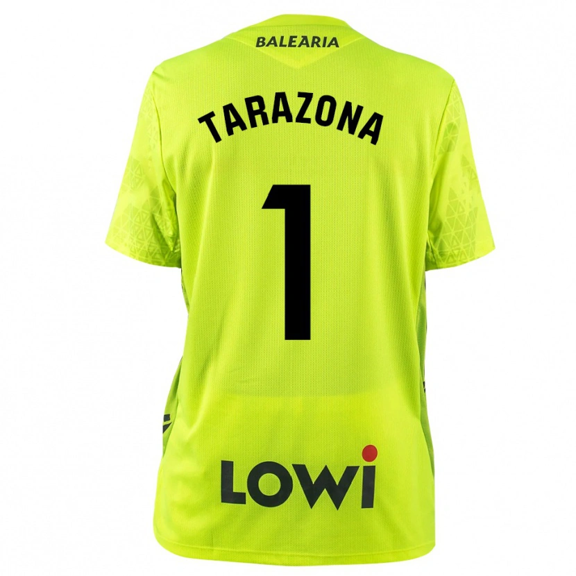Danxen Criança Andrea Tarazona #1 Verde Fluorescente Preto Camisola Guarda-Redes 2025/26 Camisa