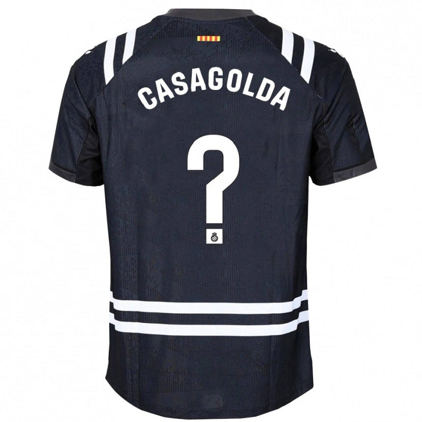 Danxen Criança Pau Casagolda #0 Preto Branco Camisola Guarda-Redes 2025/26 Camisa