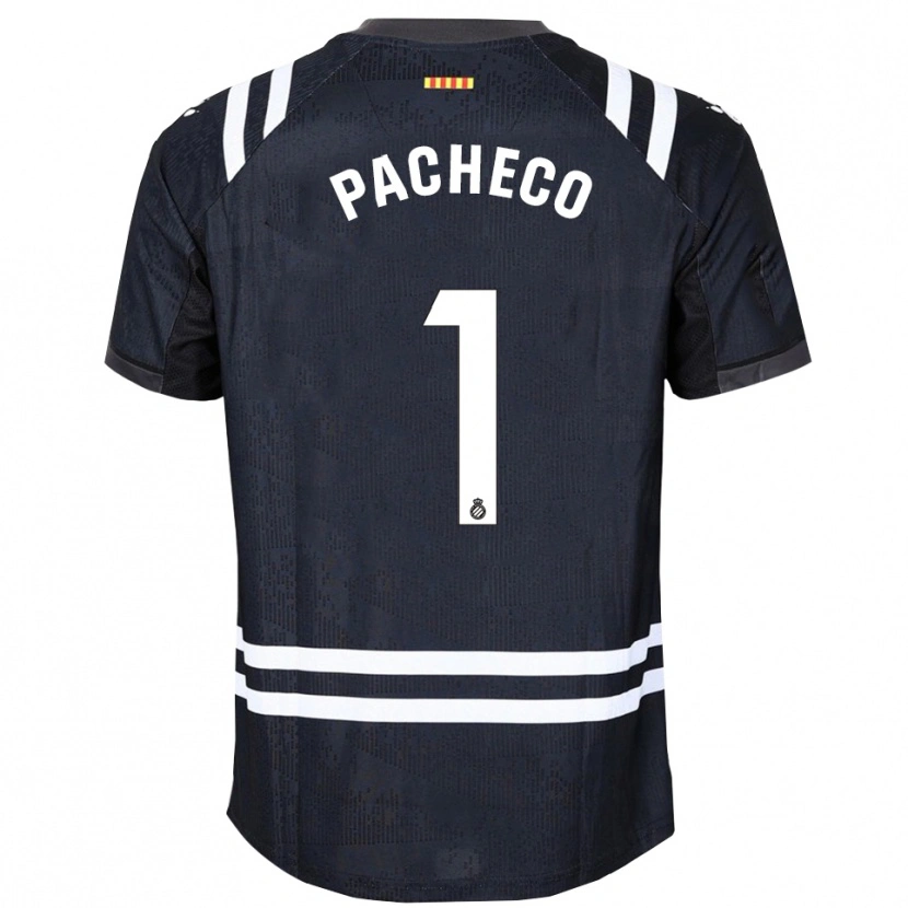 Danxen Criança Álvaro Pacheco #1 Preto Branco Camisola Guarda-Redes 2025/26 Camisa