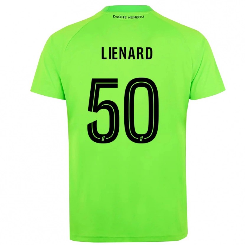 Danxen Criança Yann Lienard #50 Verde Preto Camisola Guarda-Redes 2025/26 Camisa