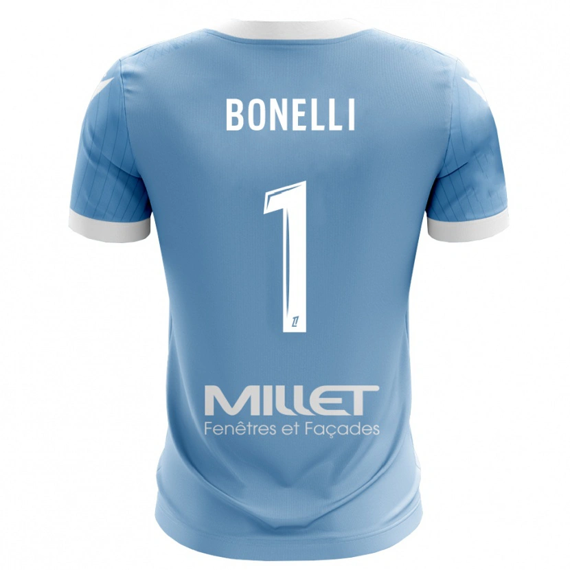 Danxen Criança Lucas Bonelli #1 Azul Céu Claro Camisola Guarda-Redes 2025/26 Camisa