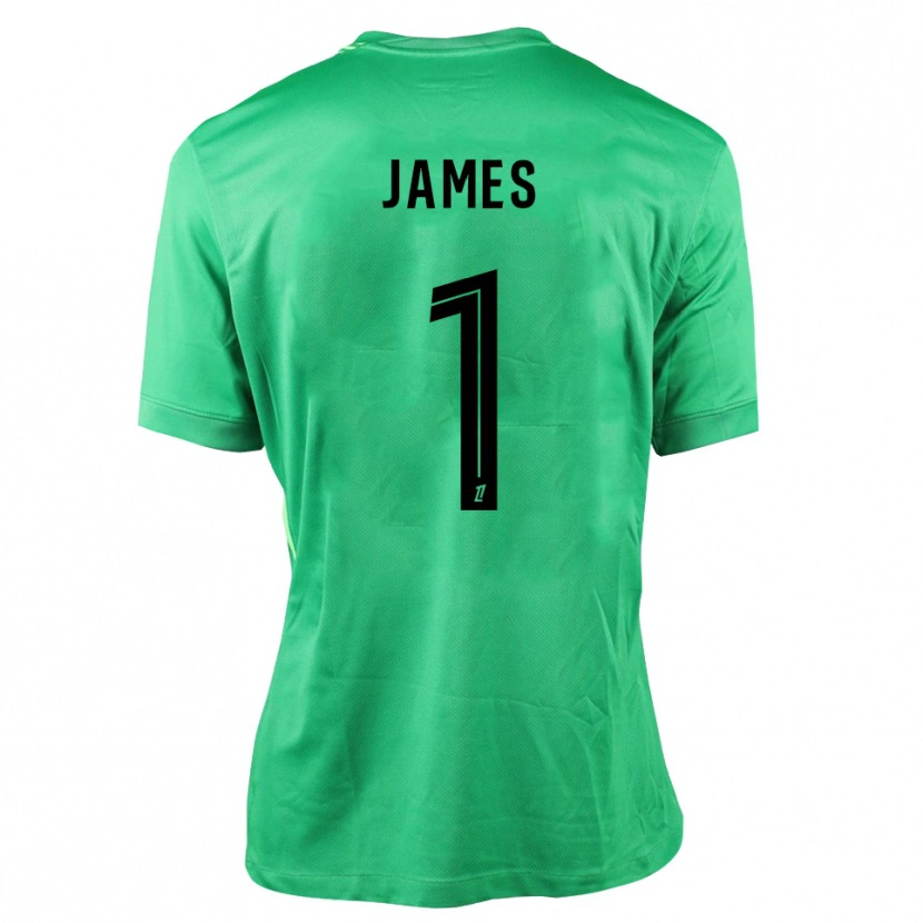 Danxen Criança Martin James #1 Verde Preto Camisola Guarda-Redes 2025/26 Camisa