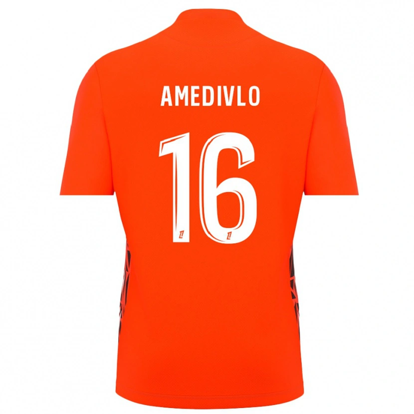 Danxen Criança Rayann Amedivlo #16 Branco Laranja Camisola Guarda-Redes 2025/26 Camisa