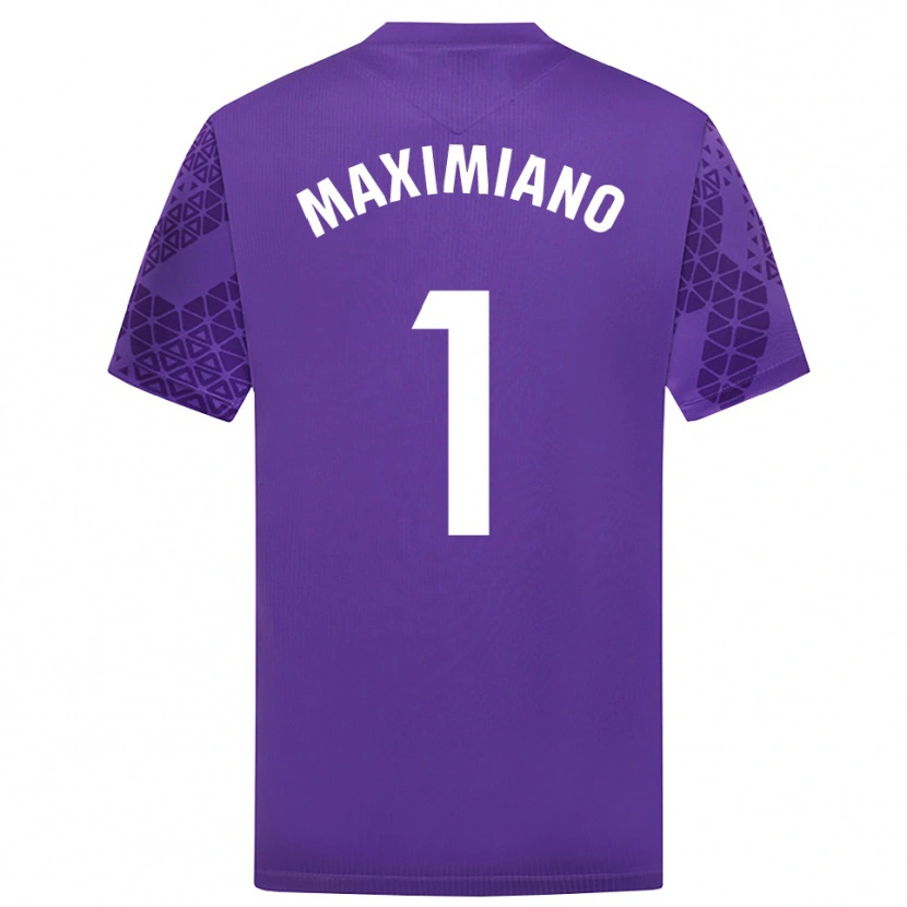 Danxen Criança Luís Maximiano #1 Roxo Branco Camisola Guarda-Redes 2025/26 Camisa