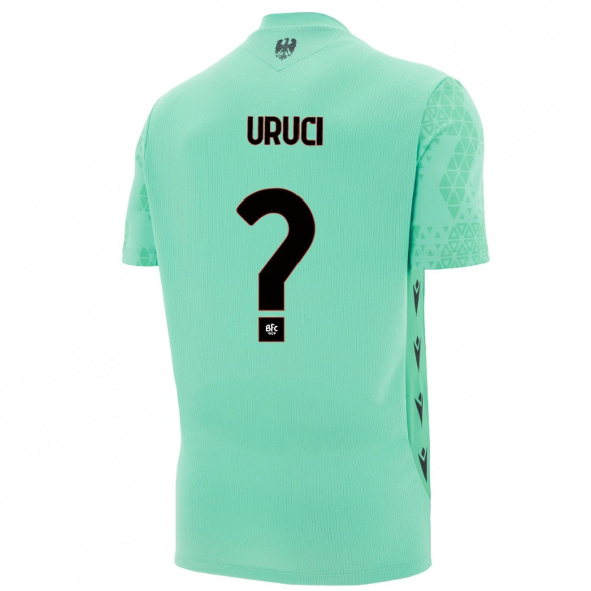 Danxen Criança Klejton Uruci #0 Azul Menta Preto Camisola Guarda-Redes 2025/26 Camisa