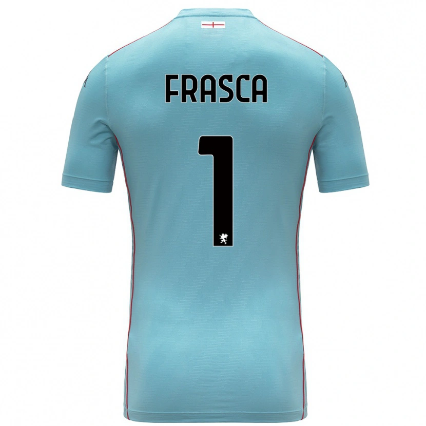 Danxen Criança Andrea Frasca #1 Azul Cinza Camisola Guarda-Redes 2025/26 Camisa