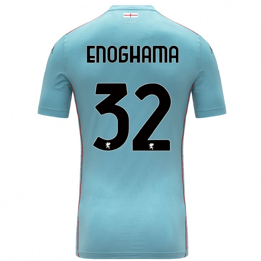 Danxen Criança Isaac Enoghama #32 Azul Cinza Camisola Guarda-Redes 2025/26 Camisa
