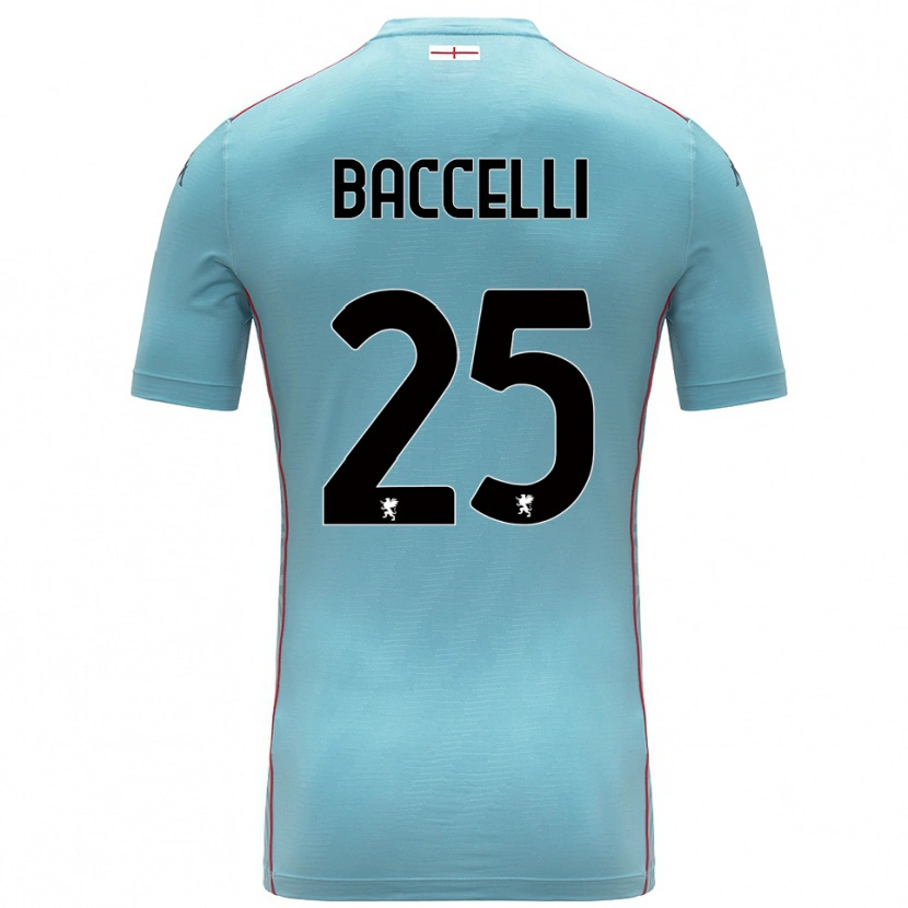 Danxen Criança Pietro Baccelli #25 Azul Cinza Camisola Guarda-Redes 2025/26 Camisa