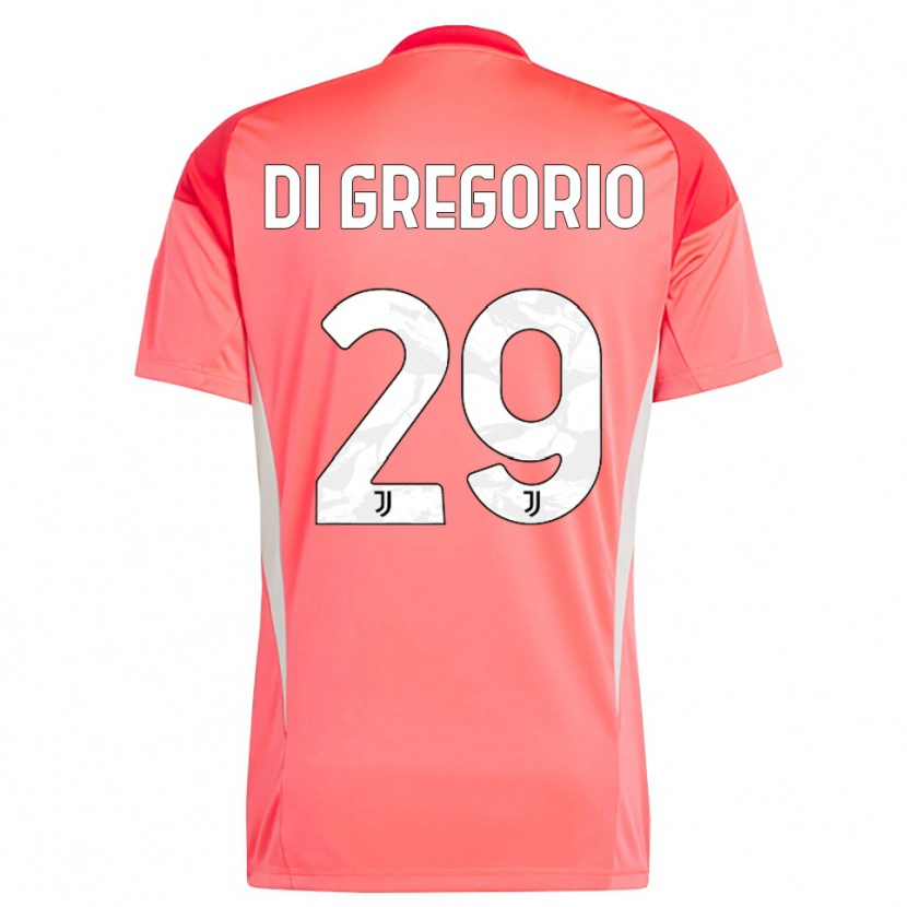 Danxen Criança Michele Di Gregorio #29 Laranja Vermelho Camisola Guarda-Redes 2025/26 Camisa