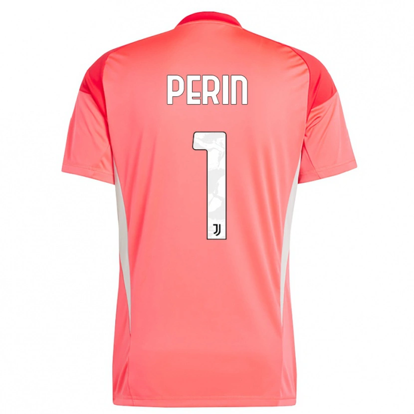 Danxen Criança Mattia Perin #1 Laranja Vermelho Camisola Guarda-Redes 2025/26 Camisa