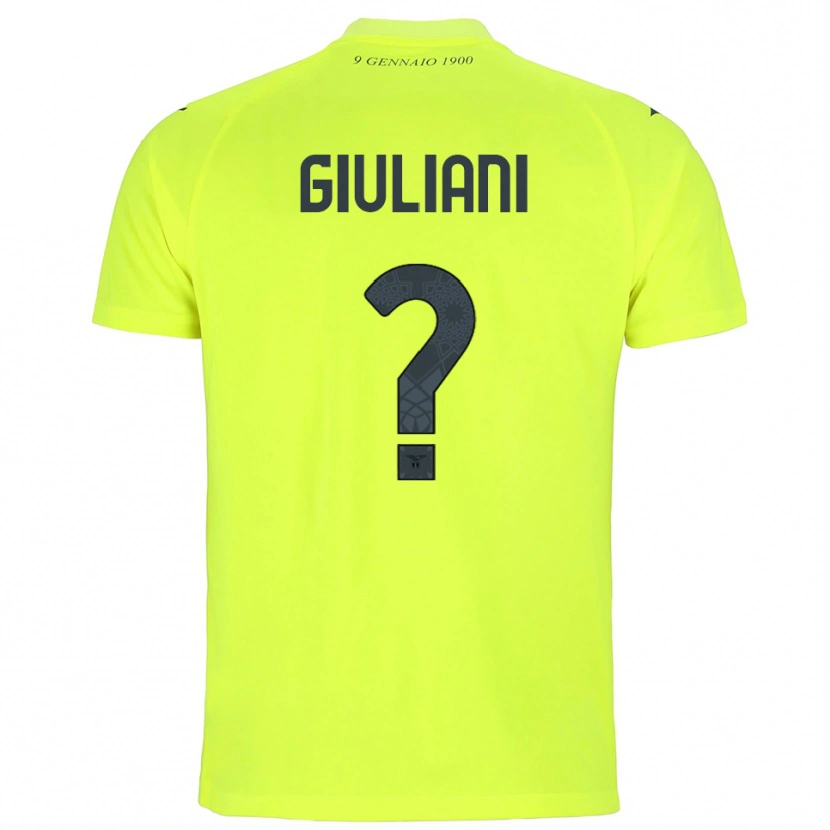Danxen Criança Alessio Giuliani #0 Verde Fluorescente Camisola Guarda-Redes 2025/26 Camisa