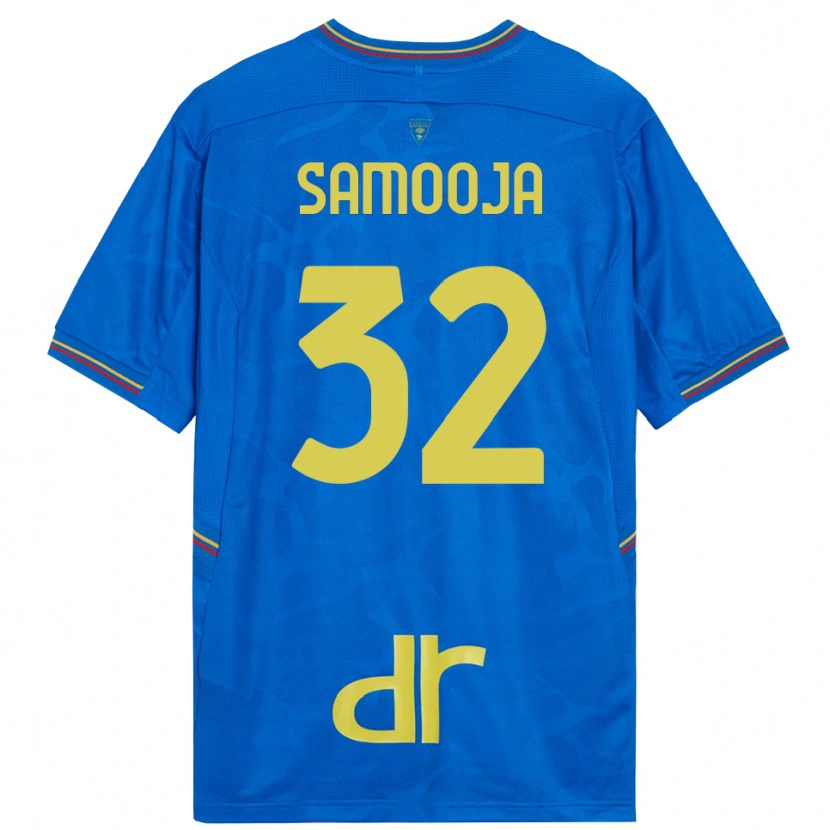 Danxen Criança Jasper Samooja #32 Azul Real Marrom Camisola Guarda-Redes 2025/26 Camisa