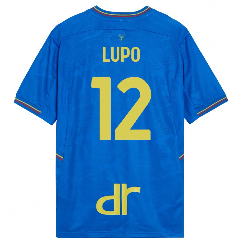 Danxen Criança Christian Lupo #12 Azul Real Marrom Camisola Guarda-Redes 2025/26 Camisa