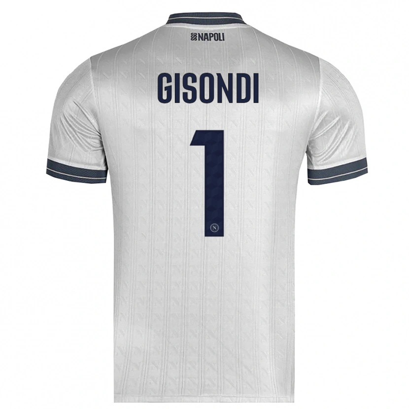 Danxen Criança Francesco Gisondi #1 Cinza Claro Camisola Guarda-Redes 2025/26 Camisa