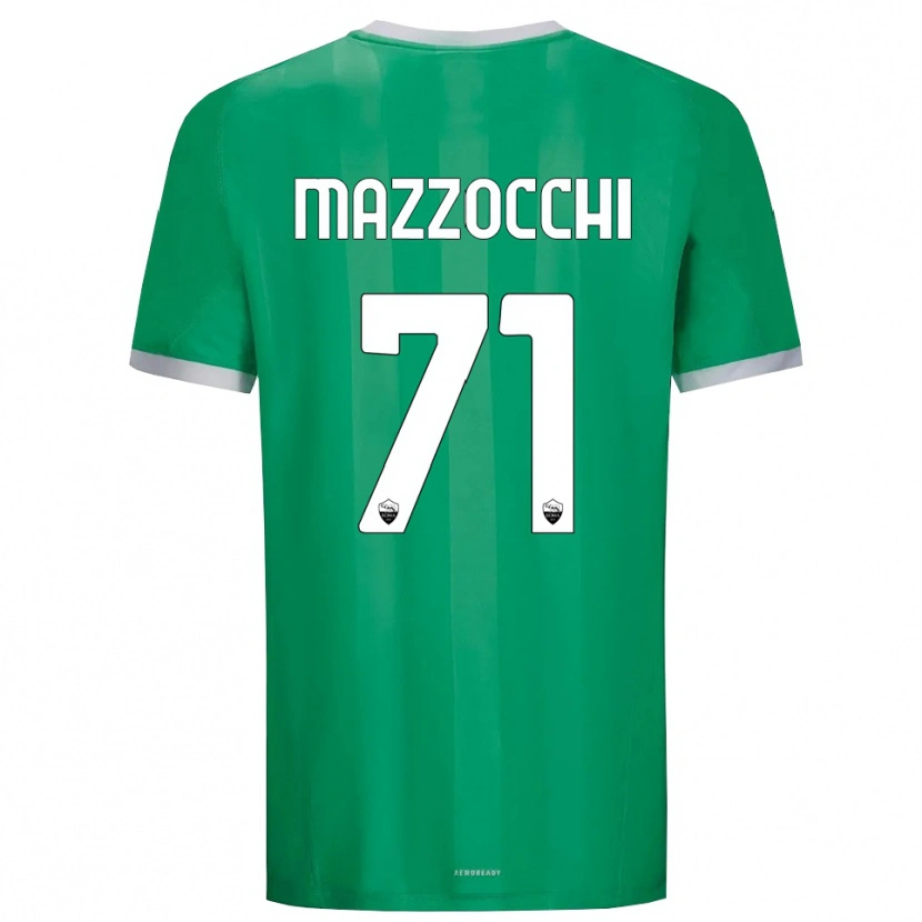 Danxen Criança Giulia Mazzocchi #71 Branco Verde Camisola Guarda-Redes 2025/26 Camisa