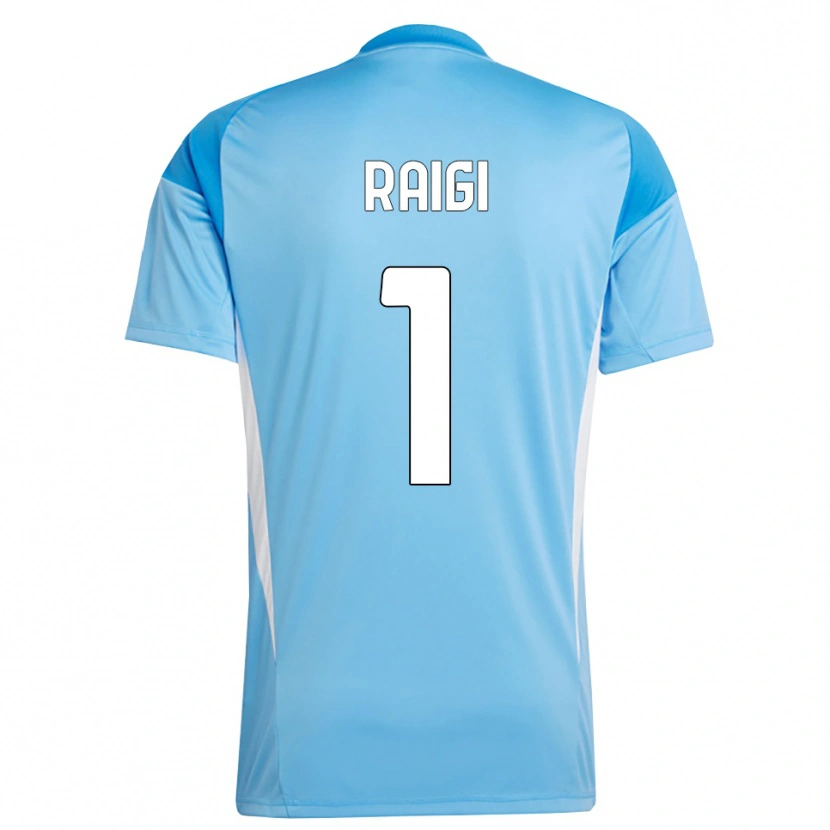 Danxen Criança Francesco Raigi #1 Branco Azul Céu Camisola Guarda-Redes 2025/26 Camisa