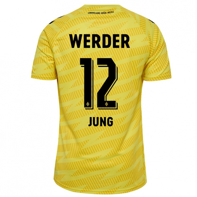 Danxen Criança Hugo Jung #12 Preto Amarelo Camisola Guarda-Redes 2025/26 Camisa