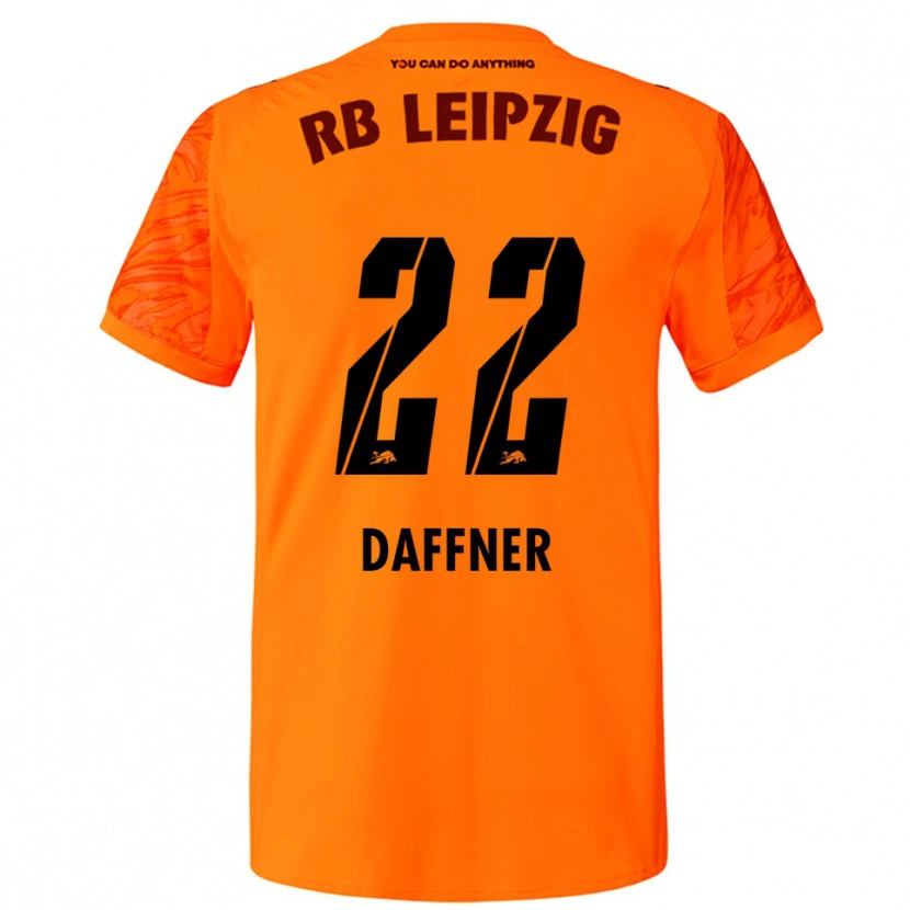 Danxen Criança Felix Daffner #22 Laranja Vermelho Camisola Guarda-Redes 2025/26 Camisa