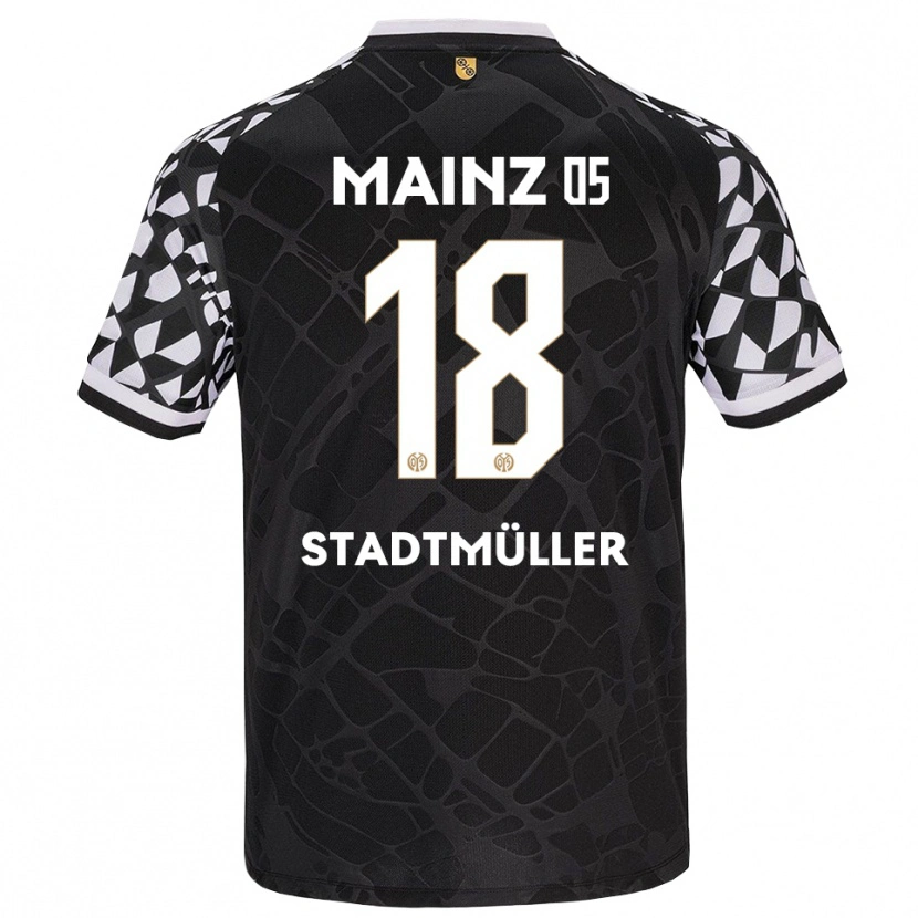 Danxen Criança Elias Stadtmüller #18 Branco Preto Camisola Guarda-Redes 2025/26 Camisa