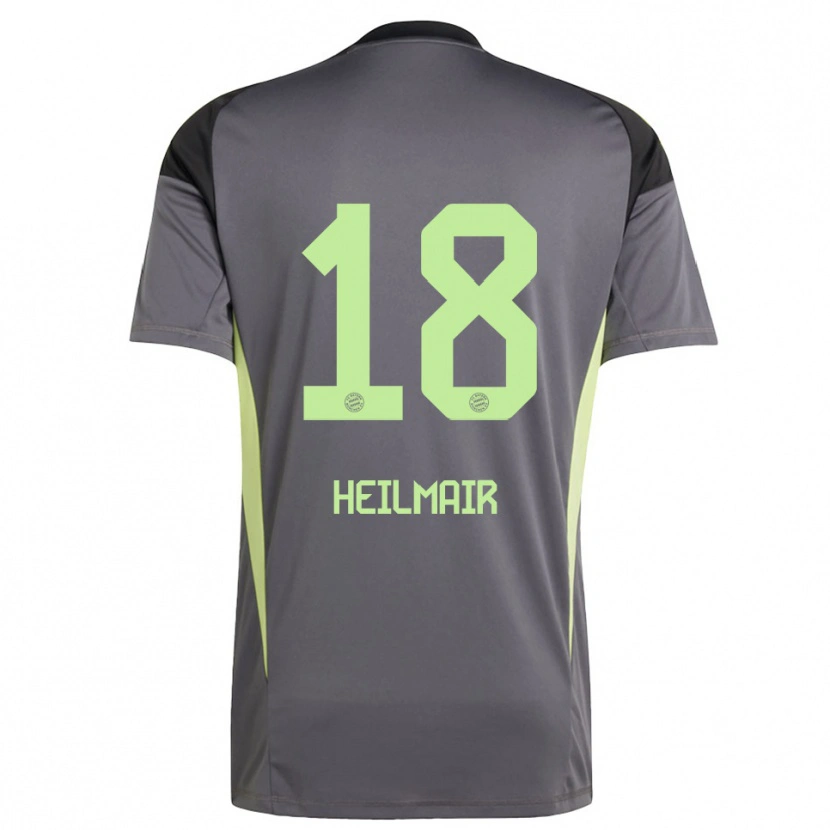 Danxen Criança Hannes Heilmair #18 Amarelo Verde Preto Camisola Guarda-Redes 2025/26 Camisa