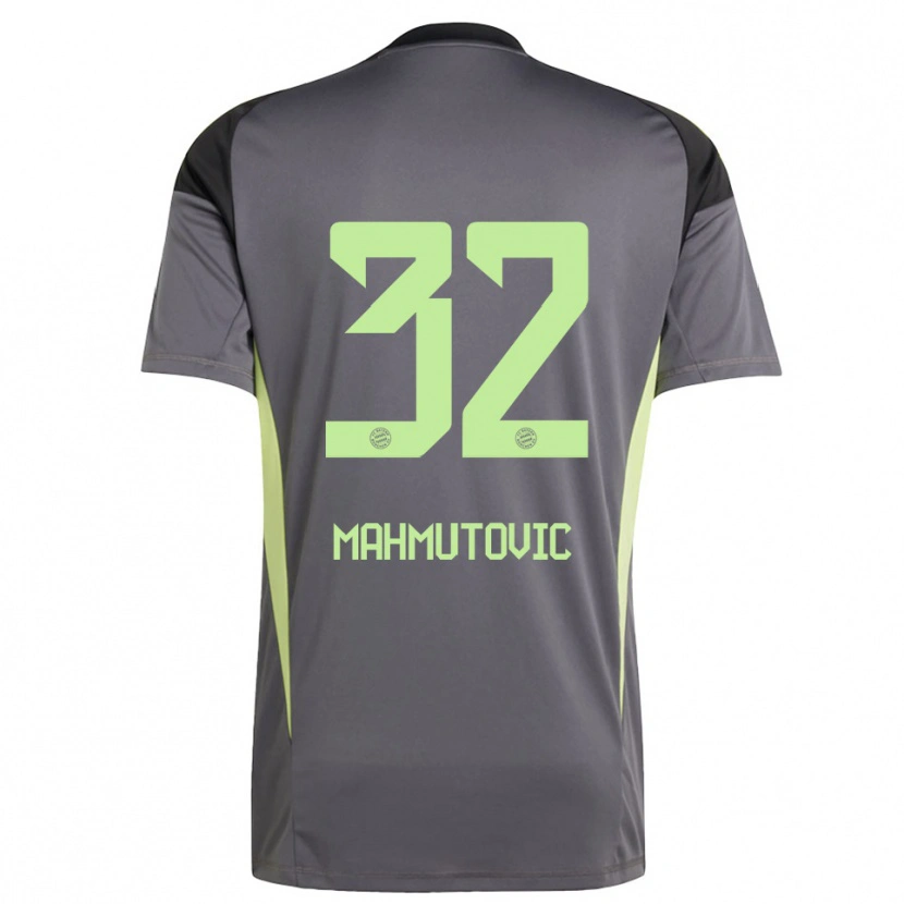 Danxen Criança Ena Mahmutovic #32 Amarelo Verde Preto Camisola Guarda-Redes 2025/26 Camisa
