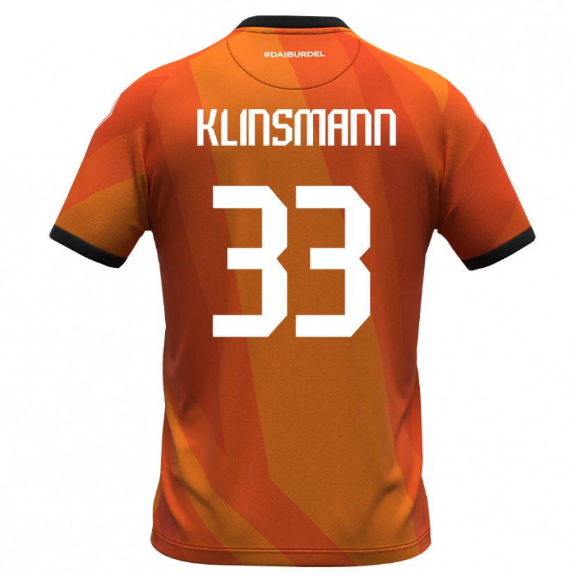Danxen Criança Jonathan Klinsmann #33 Branco Coral Preto Camisola Guarda-Redes 2025/26 Camisa