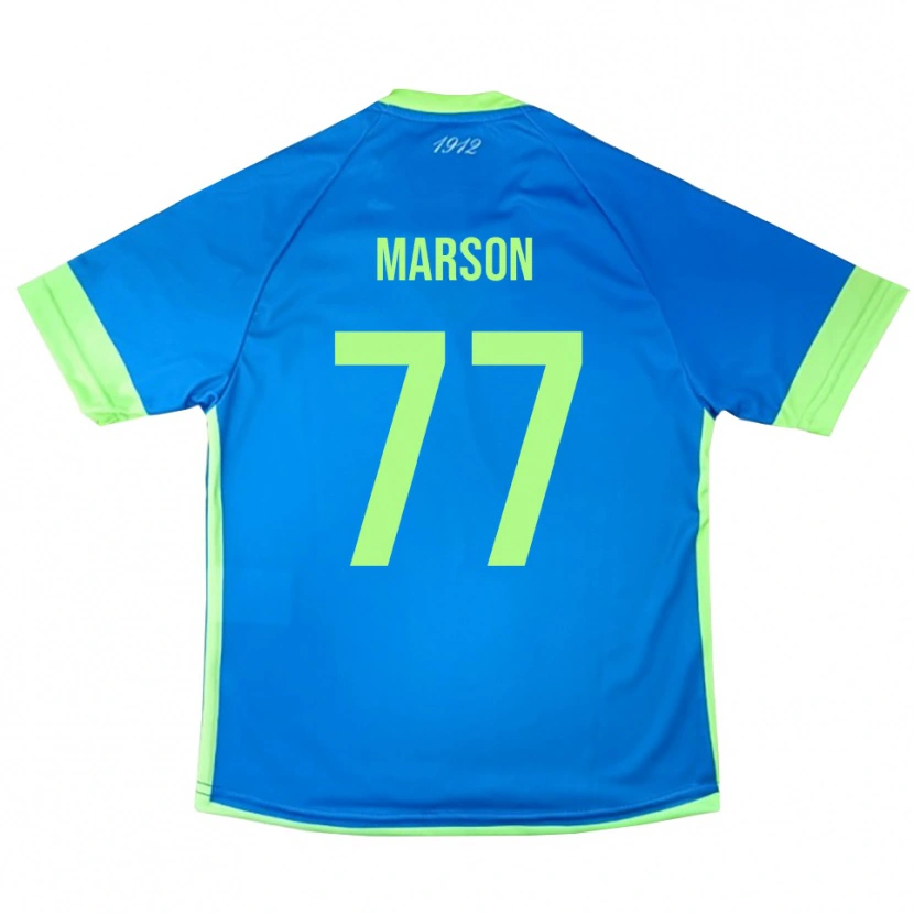 Danxen Criança Leonardo Marson #77 Azul Verde Amarelo Camisola Guarda-Redes 2025/26 Camisa