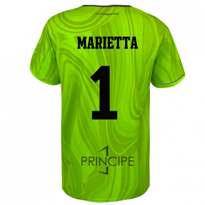 Danxen Criança Christian Marietta #1 Preto Verde Amarelo Camisola Guarda-Redes 2025/26 Camisa