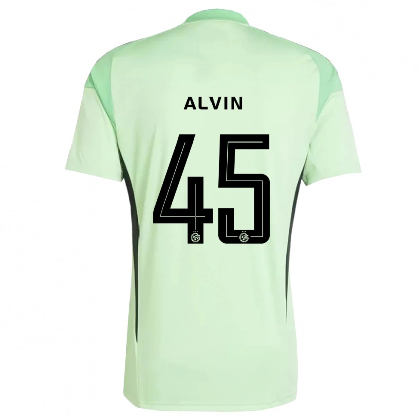 Danxen Criança Glenn Alvin #45 Preto Verde Claro Camisola Guarda-Redes 2025/26 Camisa