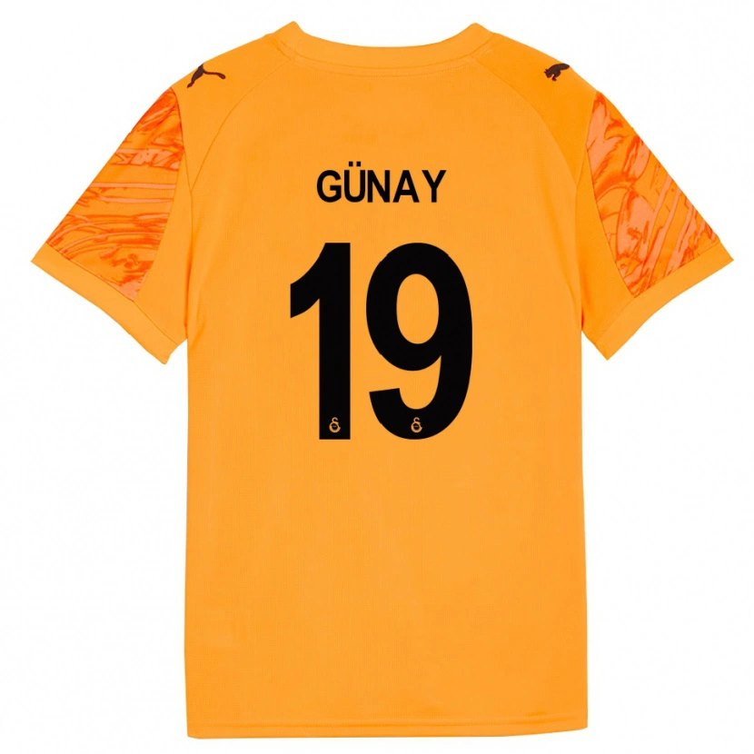 Danxen Criança Günay Güvenç #19 Preto Laranja Escuro Camisola Guarda-Redes 2025/26 Camisa
