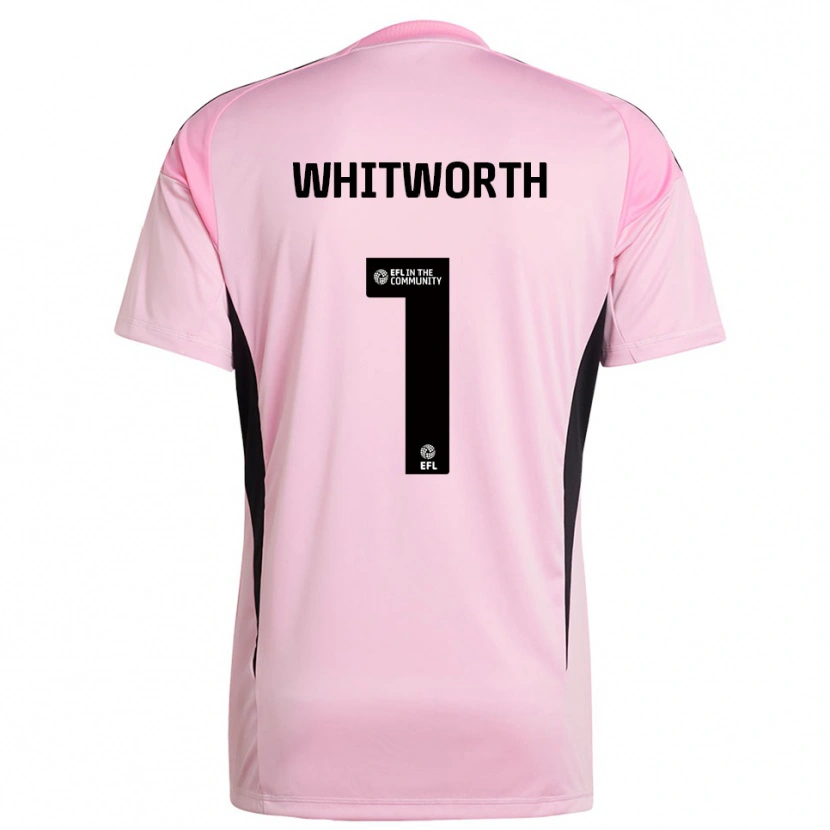 Danxen Criança Joe Whitworth #1 Preto Rosa Camisola Guarda-Redes 2025/26 Camisa