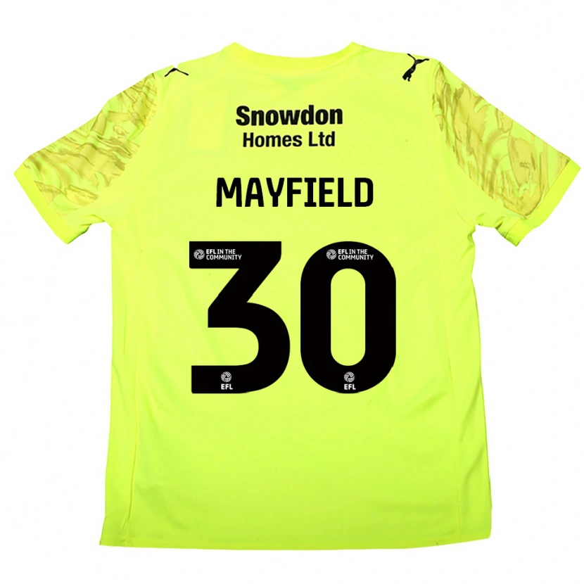 Danxen Criança Holly Mayfield #30 Verde Fluorescente Camisola Guarda-Redes 2025/26 Camisa