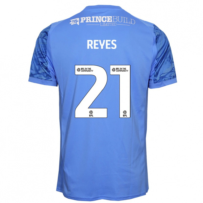 Danxen Criança Vicente Reyes #21 Azul Dodging Camisola Guarda-Redes 2025/26 Camisa