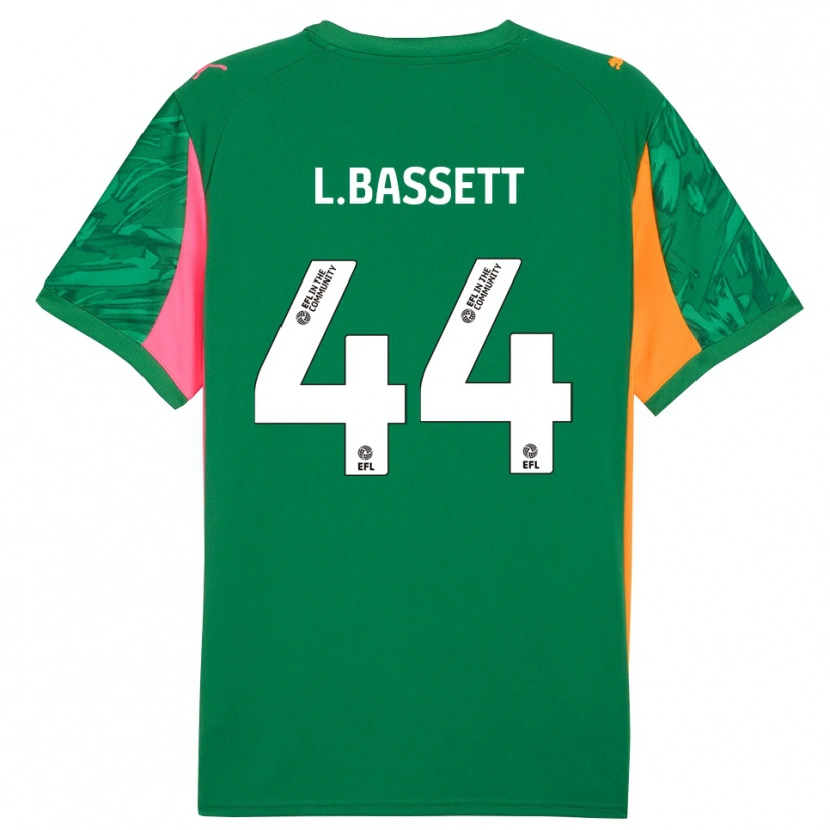 Danxen Criança Louis Bassett #44 Verde Laranja Rosa Camisola Guarda-Redes 2025/26 Camisa