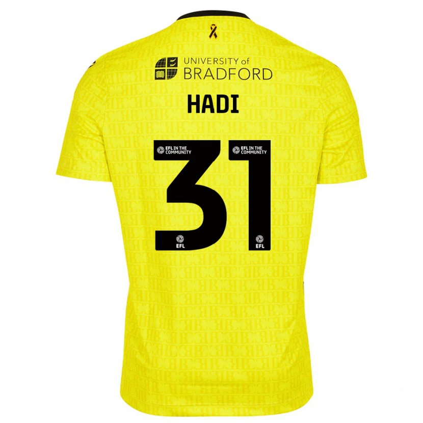 Danxen Criança Zac Hadi #31 Preto Amarelo Camisola Guarda-Redes 2025/26 Camisa