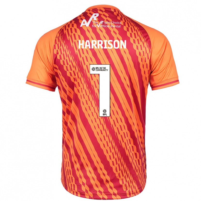 Danxen Criança Elyh Harrison #1 Laranja Camisola Guarda-Redes 2025/26 Camisa