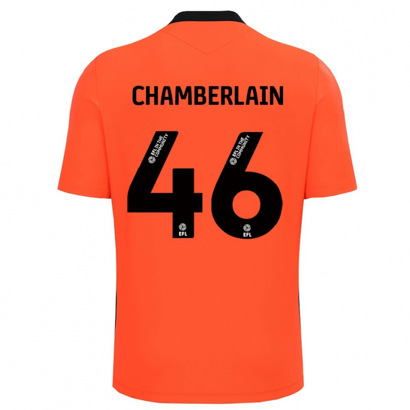 Danxen Criança Harrison Chamberlain #46 Preto Vermelho Camisola Guarda-Redes 2025/26 Camisa