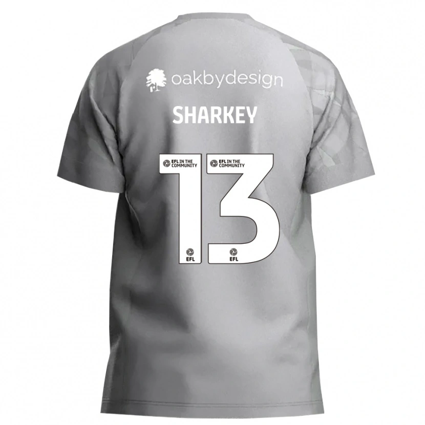 Danxen Criança Toby Sharkey #13 Cinza Escuro Camisola Guarda-Redes 2025/26 Camisa